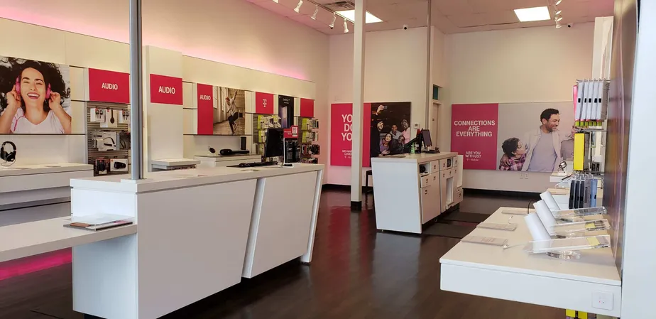 Interior photo of T-Mobile Store at Rayford Rd & Imperial Oaks Blvd, Spring, TX