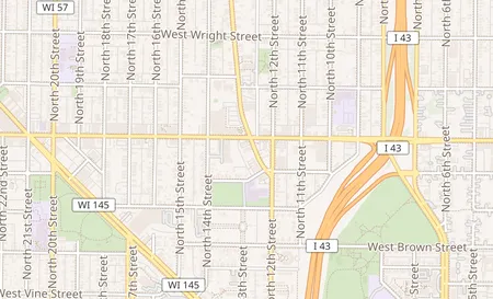 map of 2245 N. Teutonia Avenue Milwaukee, WI 53205