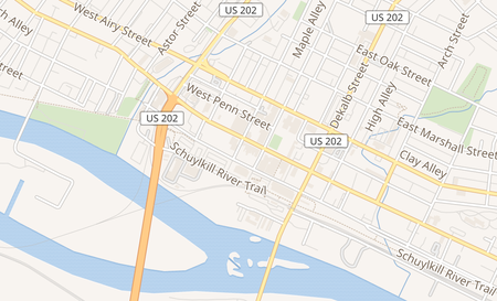 map of 26 W. Main St. Norristown, PA 19401