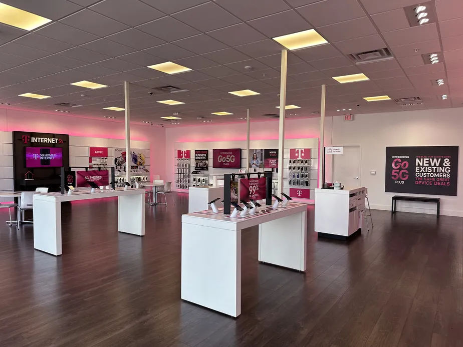 Interior photo of T-Mobile Store at Pine Lake Rd & S 27th St, Lincoln, NE