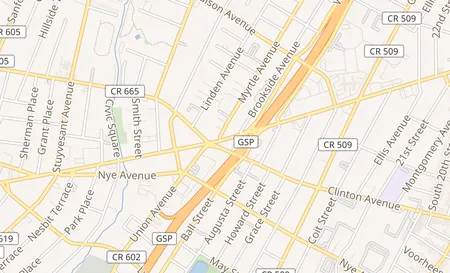map of 990 Springfield Avenue Irvington, NJ 07111