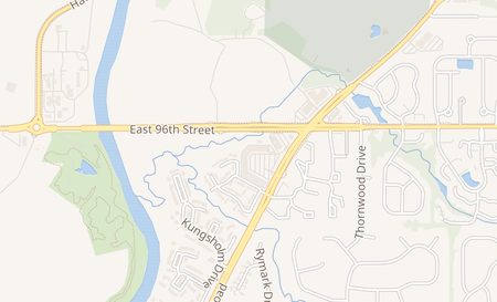 map of 17021 Clover Rd Suite 109 Suite 126 Noblesville, IN 46060