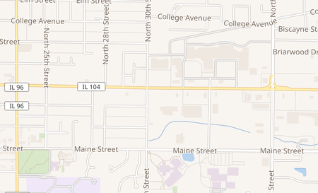 map of 3024 Broadway St Quincy, IL 62301