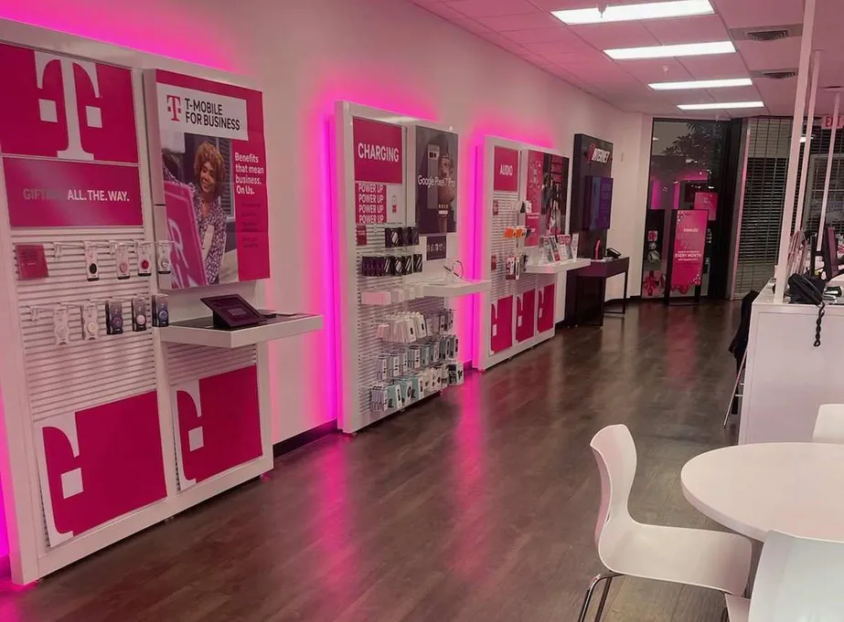 Interior photo of T-Mobile Store at Palouse Mall, Moscow, ID