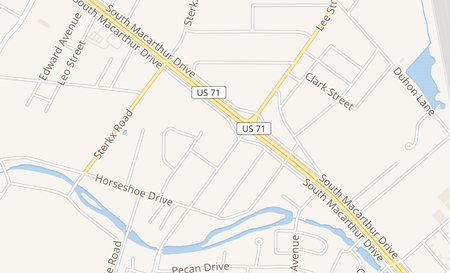 map of 3740 Monroe Hwy Pineville, LA 71360