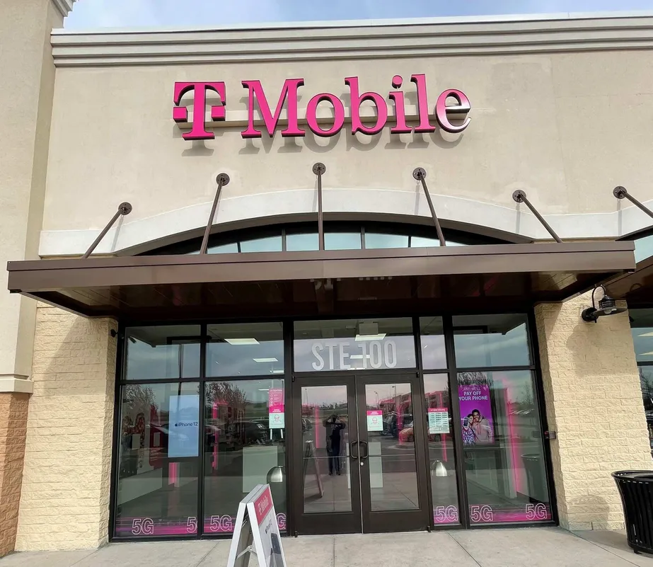 Exterior photo of T-Mobile store at Lareu St & & E Schulman Ave, Garden City, KS