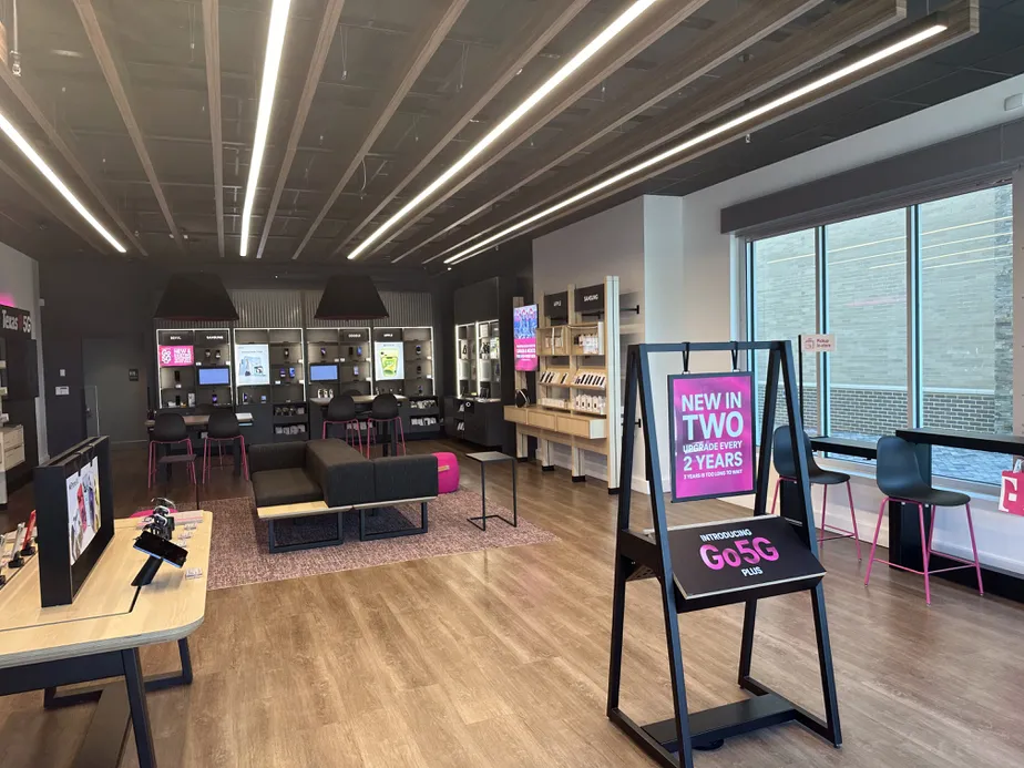 Interior photo of T-Mobile Store at Hwy 380 & Hollyhock, Frisco, TX
