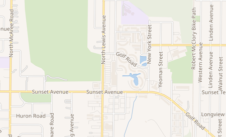 map of 2231 N Lewis Ave Waukegan, IL 60087