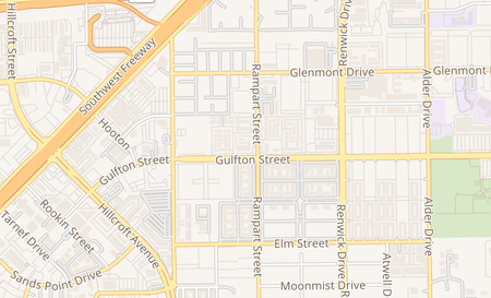 map of 6120 Gulfton St Houston, TX 77081