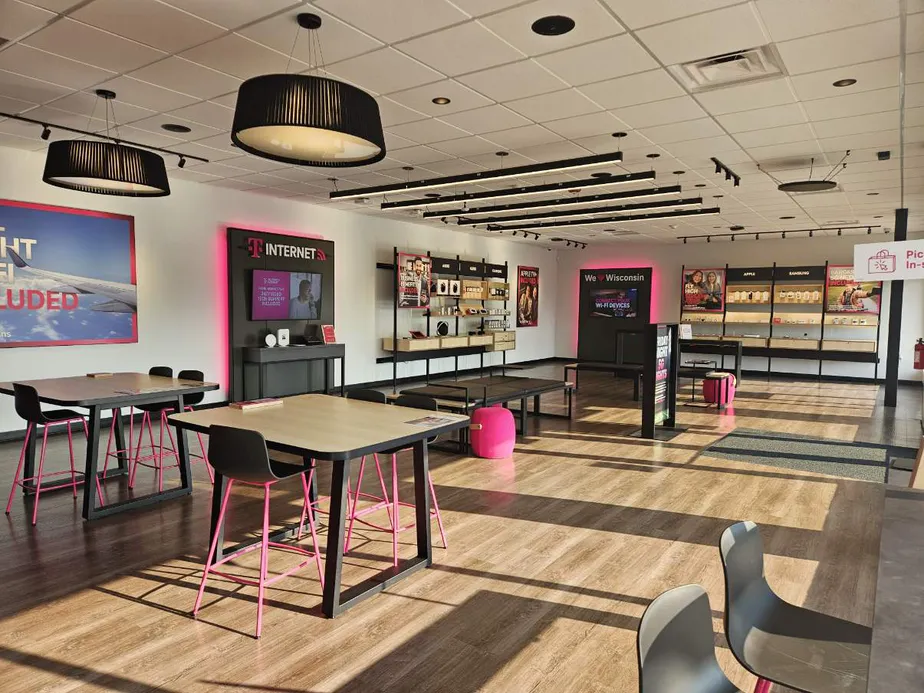  Interior photo of T-Mobile Store at Plover Rd & Hoover Ave, Plover, WI 