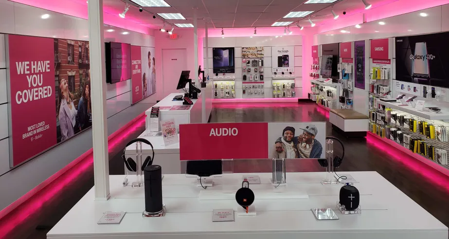Interior photo of T-Mobile Store at Rochester Rd & E Square Lake Rd, Troy, MI