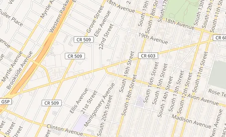 map of 729 Springfield Ave Irvington, NJ 07111