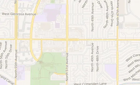 map of 5045 W Indian School Rd 2 Phoenix, AZ 85031