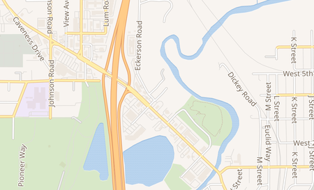 map of 119 E High St Centralia, WA 98531