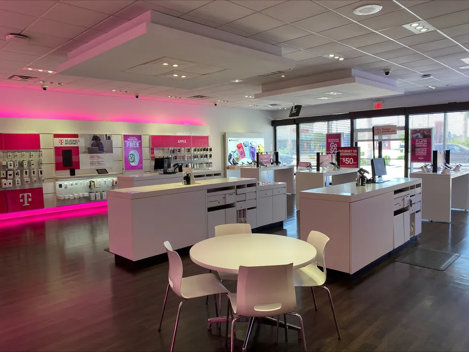 Interior photo of T-Mobile Store at S Padre Island Dr & Airline Rd, Corpus Christi, TX