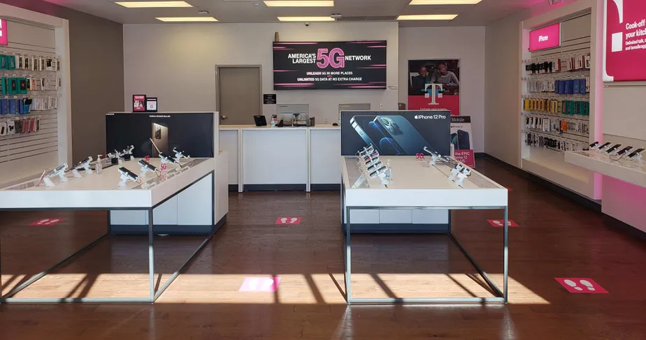  Interior photo of T-Mobile Store at Airport Fwy & Central Dr, Bedford, TX 