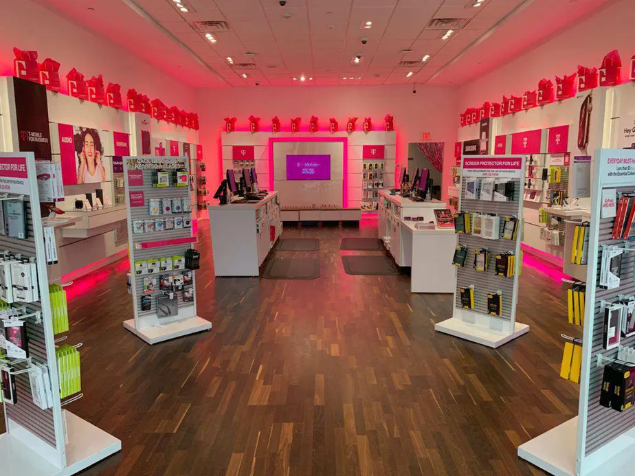 Interior photo of T-Mobile Store at The Woodlands Mall 4, The Woodlands, TX