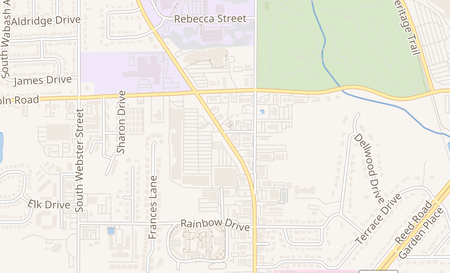 map of 2921 S Washington St Ste 14 Kokomo, IN 46902