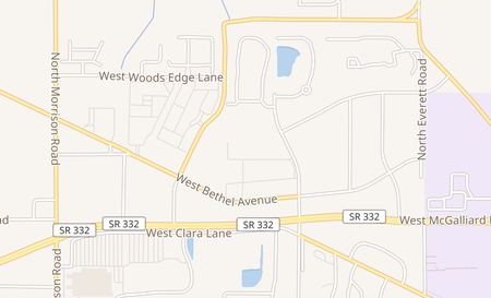 map of 4000 W Bethel Ave Muncie, IN 47304