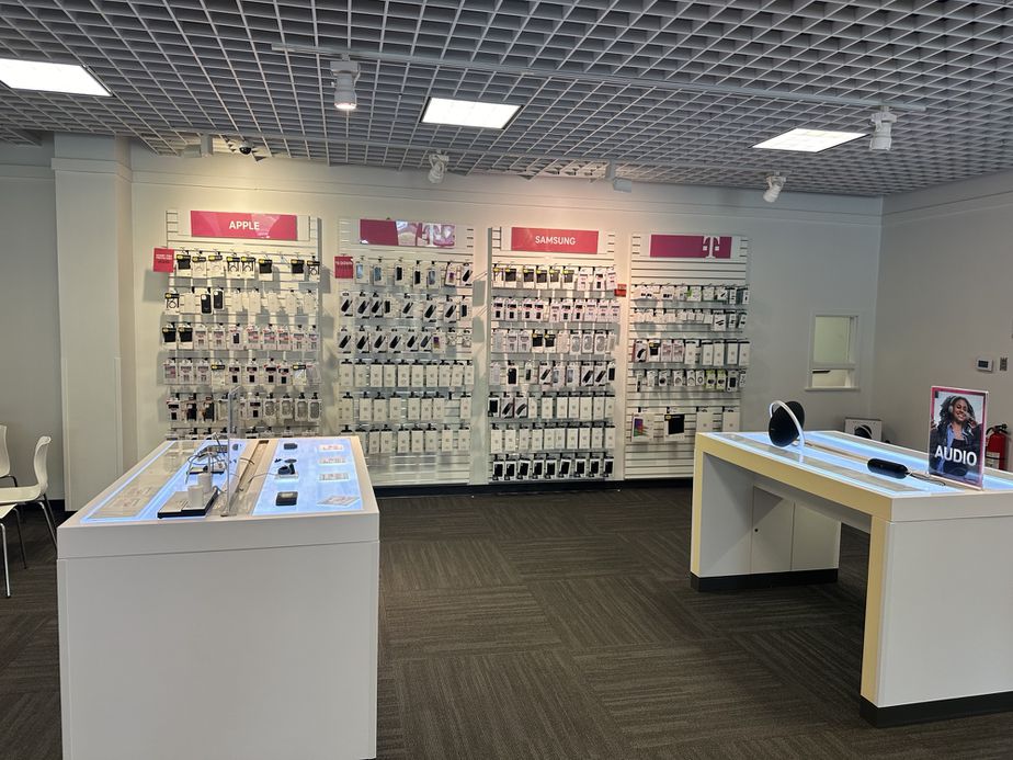 Interior photo of T-Mobile Store at Burlington Square, Burlington, MA