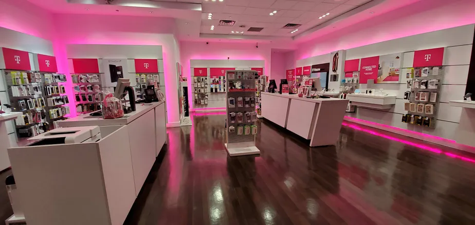 Interior photo of T-Mobile Store at Louis Joliet Mall, Joliet, IL
