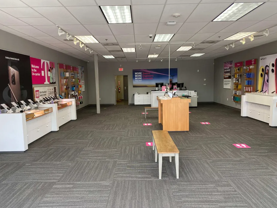 Interior photo of T-Mobile Store at Bayfield Pkwy & Ashdale CT, Concord, NC