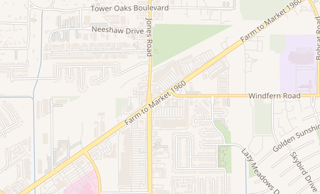 map of 10950 FM 1960 Rd W Ste F-2 Houston, TX 77070