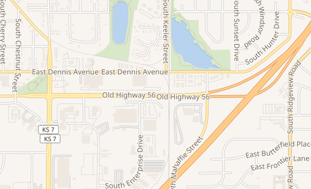 map of 916 E Highway 56 Olathe, KS 66061