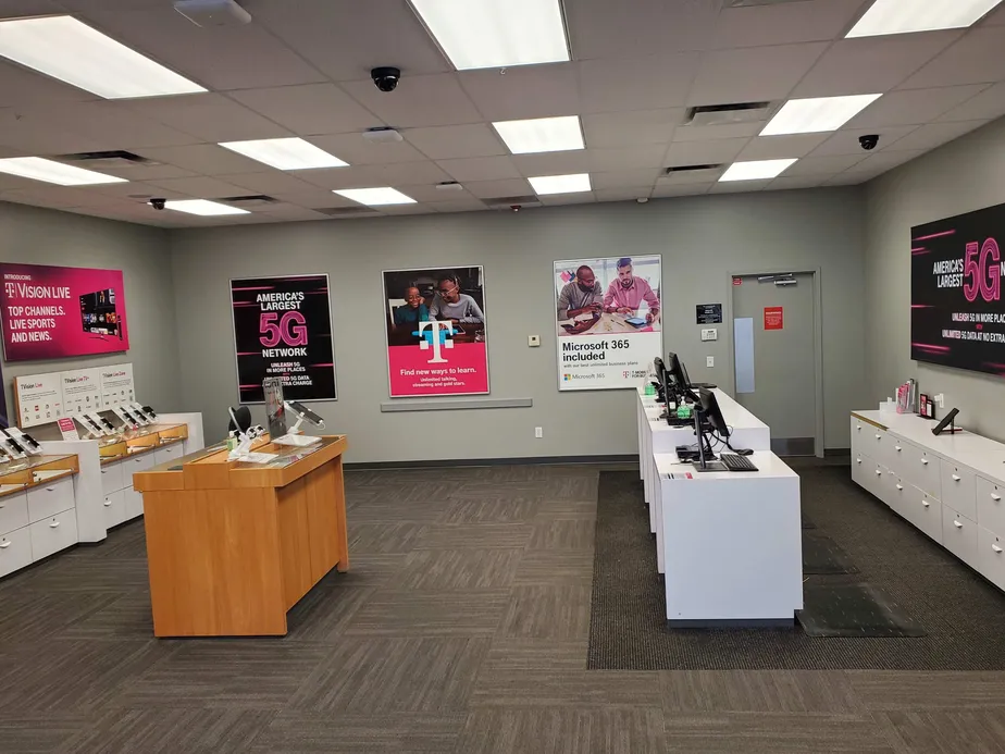 Interior photo of T-Mobile Store at Frederick Ave & N Belt Hwy, St. Joseph, MO