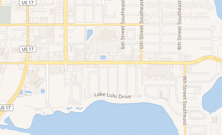map of 402 Cypress Gardens Blvd Winter Haven, FL 33880