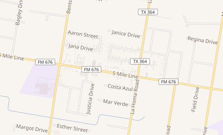 map of 3502 W Main Ave Ste 6 Mission, TX 78574