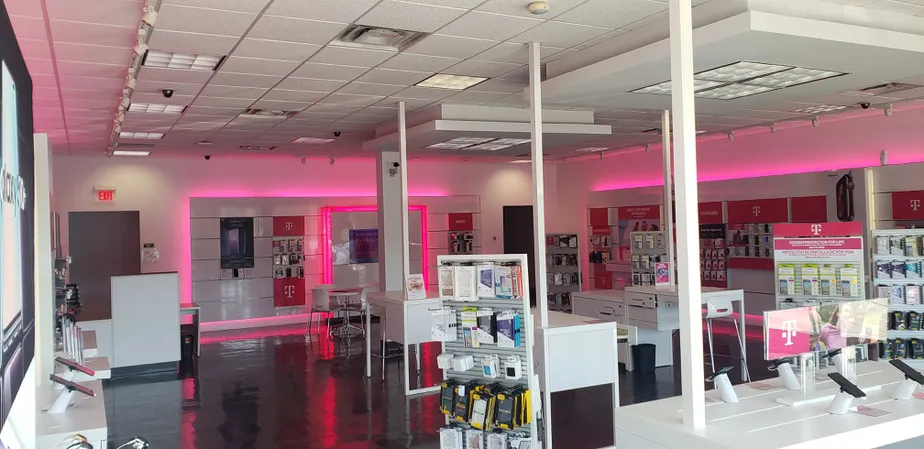 Interior photo of T-Mobile Store at Peachtree Industrial & S Old Peachtree, Norcross, GA