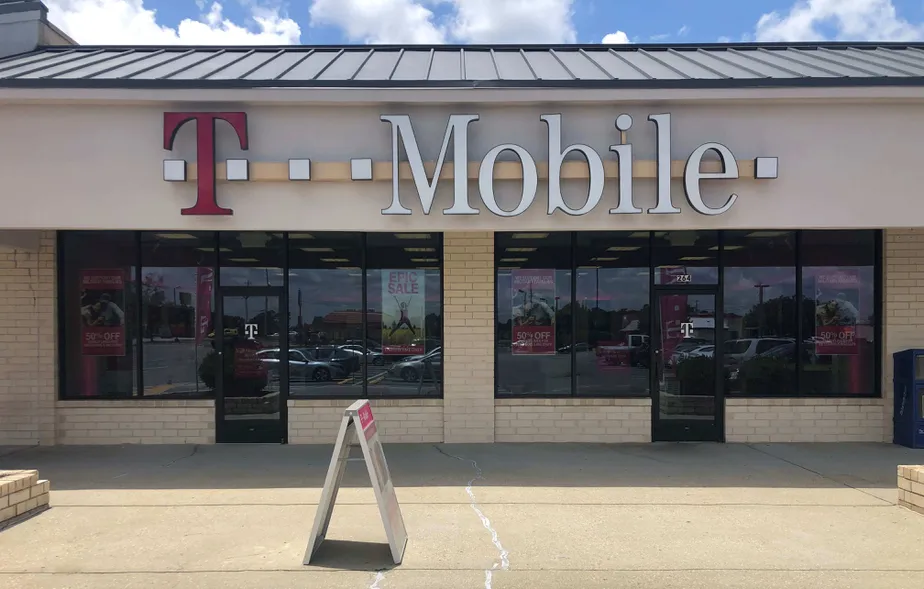 Exterior photo of T-Mobile store at N Main St & Camden Rd, Hope Mills, NC