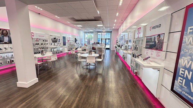 Interior photo of T-Mobile Store at Ocean & Mission, San Francisco, CA