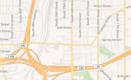 map of 3112 S 24th St Omaha, NE 68108