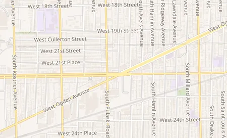 map of 3944 W. Cermak Chicago, IL 60623