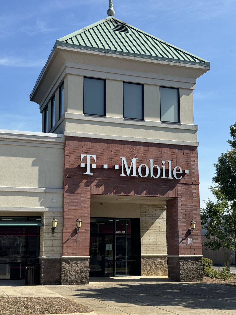 Exterior photo of T-Mobile Store at Promenade Plaza T-Mobile Store, Alabaster, AL