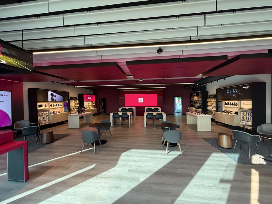 Interior photo of T-Mobile Store at W Debbie Ln & Hwy 287 N, Mansfield, TX