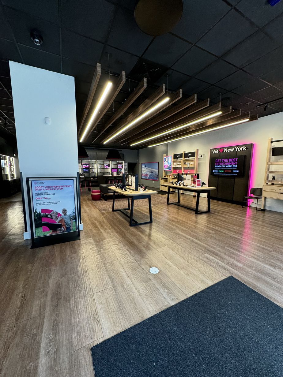 Interior photo of T-Mobile Store at Broadway & Park Place, New York, NY