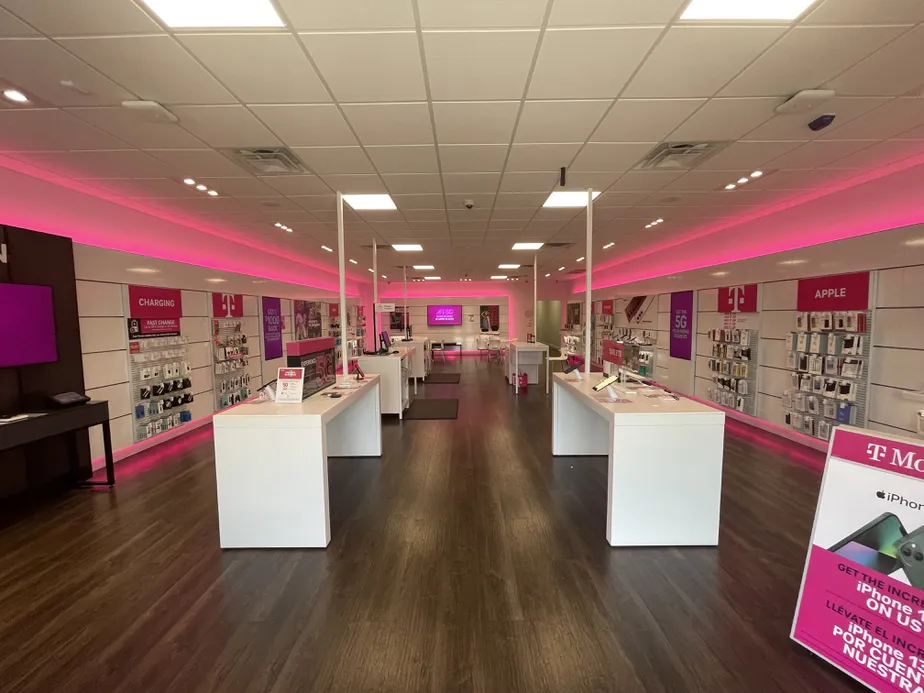 Interior photo of T-Mobile Store at E Berry St & S Wesleyan Dr, Fort Worth, TX