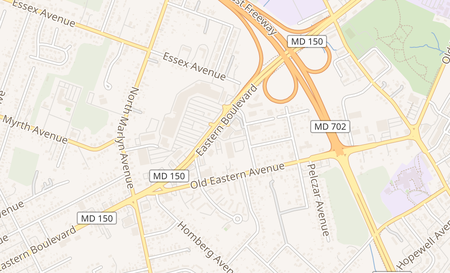 map of 1223 Eastern Blvd Essex, MD 21221