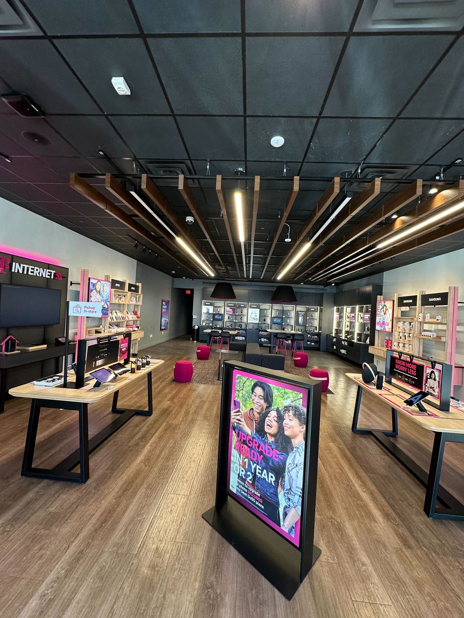 Interior photo of T-Mobile Store at Hurst-Pipeline, Hurst, TX