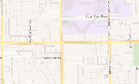 map of 12542 Bellaire Blvd Houston, TX 77072