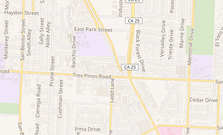 map of 580 Tres Pinos Road Hollister, CA 95023