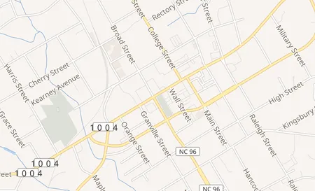 map of 212 Granville Corners Oxford, NC 27565