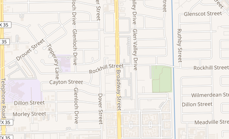 map of 8602 Broadway St Ste C Houston, TX 77061