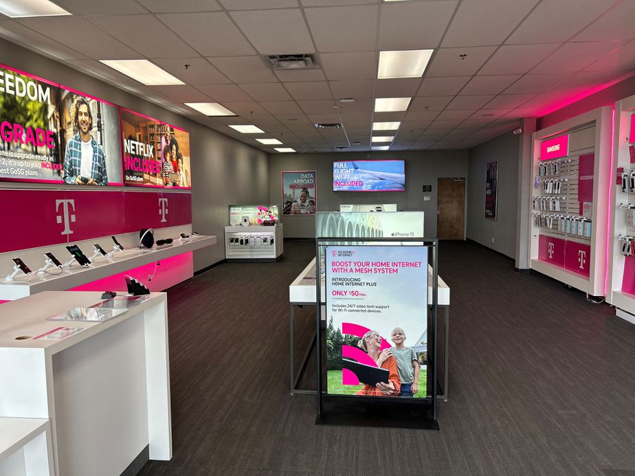 Interior photo of T-Mobile Store at Vista Way & E 96th St, Garfield Heights, OH