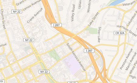 map of 58 Lake Street White Plains, NY 10603