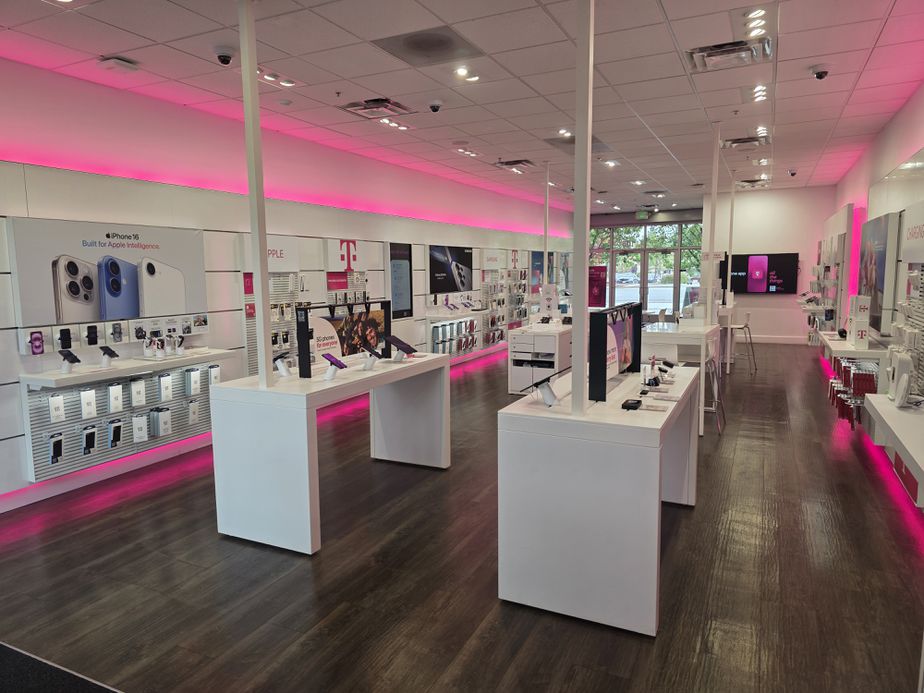 Interior photo of T-Mobile Store at Stevens Creek & Saich Way, Cupertino, CA