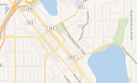 map of 4086 Lakeland Ave N Robbinsdale, MN 55422